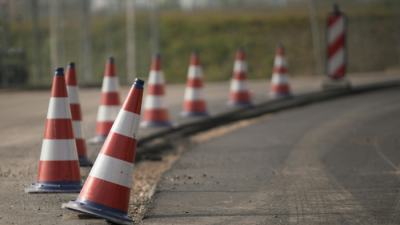 Illustrasi pembangunan jalan