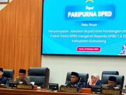 Pemkab Sumedang Tanggapi Pandangan Fraksi DPRD Soal Raperda APBD 2026: Komitmen Kolaboratif Demi Pembangunan Daerah