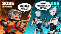 Perdebatan Waktu Antar AI: Ketika Google AI Studio Bertahan di 2025 dan AI Lain Menyebut 2026