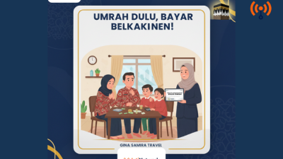 Gina Samira Travel Sumedang, tawarkan program Umroh Dulu bayar belakangan, untuk menjamin kepercayaan jemaah
