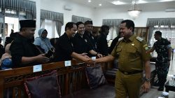 Bupati Sumedang Dony Ahmad Munir di acara HPN 2026 Gedung Negara Sumedang