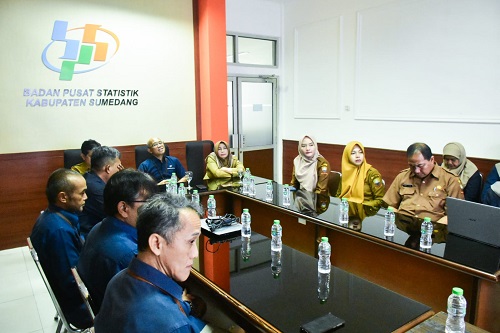 Rapat koordinasi Pemkab Sumedang dan BPS terkait indikator makro pembangunan 2027