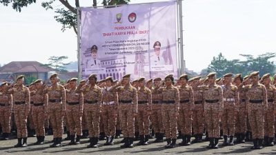 Pembukaan Bhakti Karya Praja IPDN di Sumedang oleh Sekda Tuti Ruswati