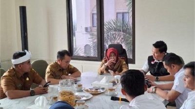 Rapat koordinasi program Makan Bergizi Gratis Pemkab Sumedang dan Badan Gizi Nasional.