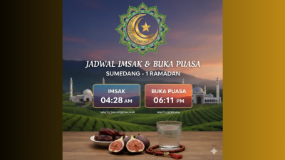 Hari Pertama Puasa di Sumedang! Ini Jadwal Imsakiyah 19 Februari 2026 dan Rekomendasi Ngabuburit Favorit Warga