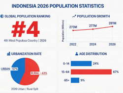 287 Juta Jiwa! Ini Peta Besar Penduduk Indonesia 2026, Dari Bonus Demografi hingga Ancaman Populasi Menua