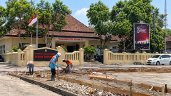 Revitalisasi Alun-Alun Tanjungkerta Sumedang dengan penataan ruang publik dan rencana jogging track.